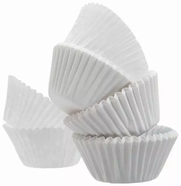White Fluted Baking Cup 3 x 1 1/4 - 500/Pack