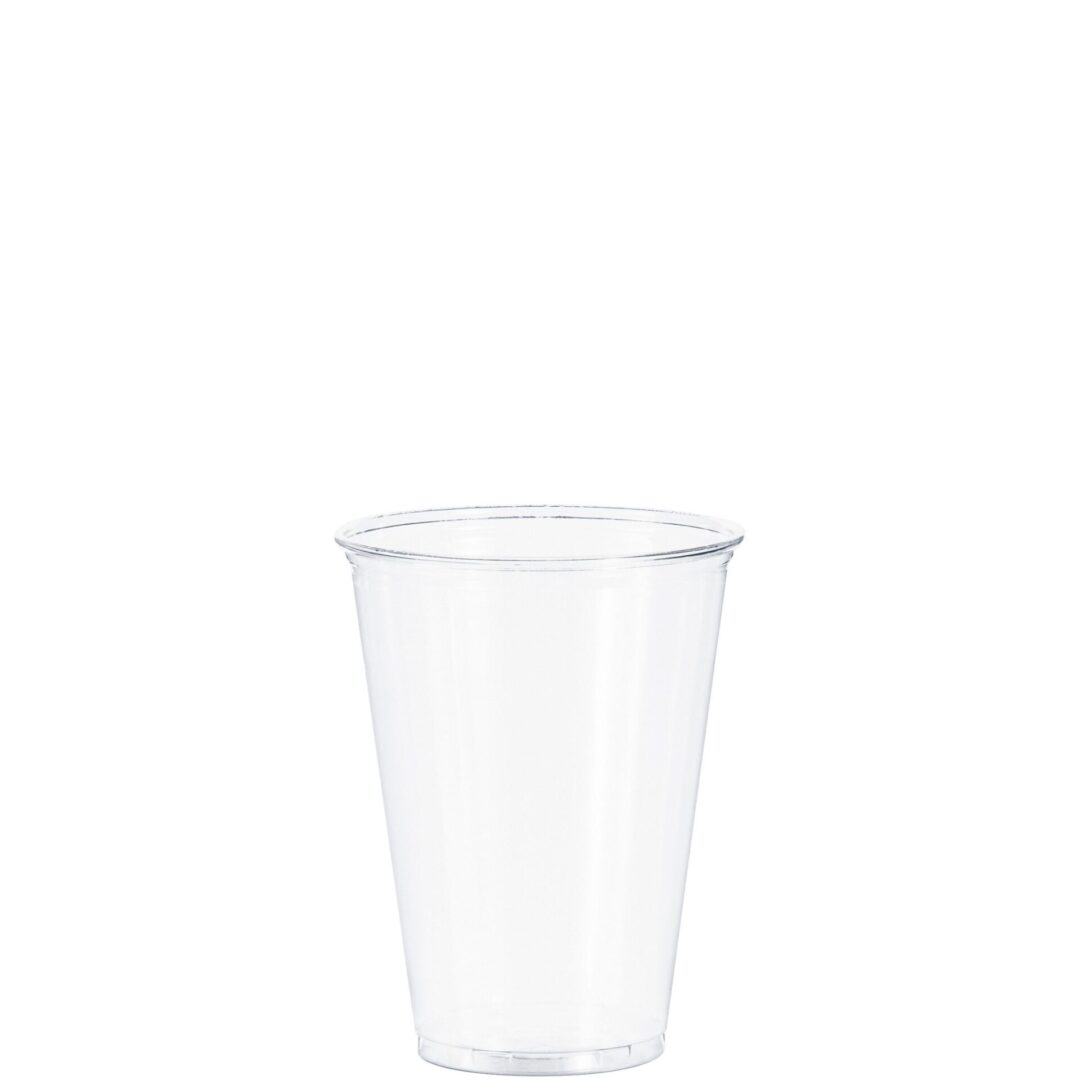 SOLO Cup Company TP16D-1 Solo TP16D 16 oz Plastic Ultra Clear Cold Drink  Cup (1 Pack of 50), 50 Count (Pack of 1)